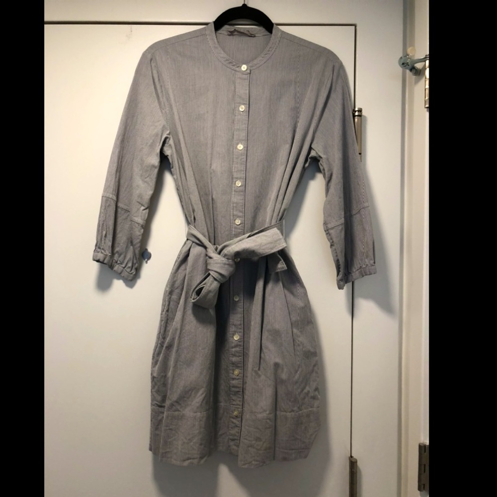 Everlane Seersucker 100% Cotton Dress